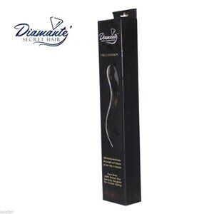 Diamante Secret Hair Frosty Blonde Human Hair Remy Seven Piece Hair Extensions